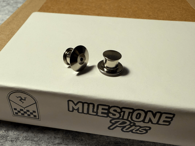 Locking Pin Backs - One Pair